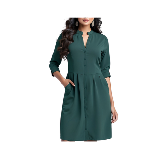 Cotton: Fusionista Charm dress (Green)