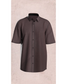 Solid cotton shirt (Brown)
