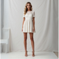 Luxurious Crepe : Cloud Couture Lace dress  (off-White)
