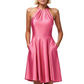 Silk : Coffee Shop Chic  Dress (Pink)