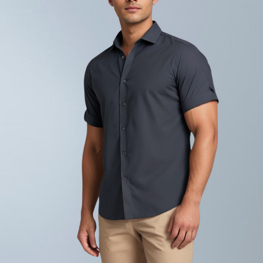 Custom-made shirts Tailored shirts Made-to-fit shirts Premium quality garments Easy returns policy Personalized shirt fitting Customized shirt design Solid shirts Printed shirts Trendy shirts Shirts for gifting Perfect fit guarantee Hassle-free returns Online shirt customization Made-to-measure shirts