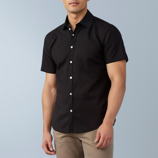 Custom-made shirts Tailored shirts Made-to-fit shirts Premium quality garments Easy returns policy Personalized shirt fitting Customized shirt design Solid shirts Printed shirts Trendy shirts Shirts for gifting Perfect fit guarantee Hassle-free returns Online shirt customization Made-to-measure shirts