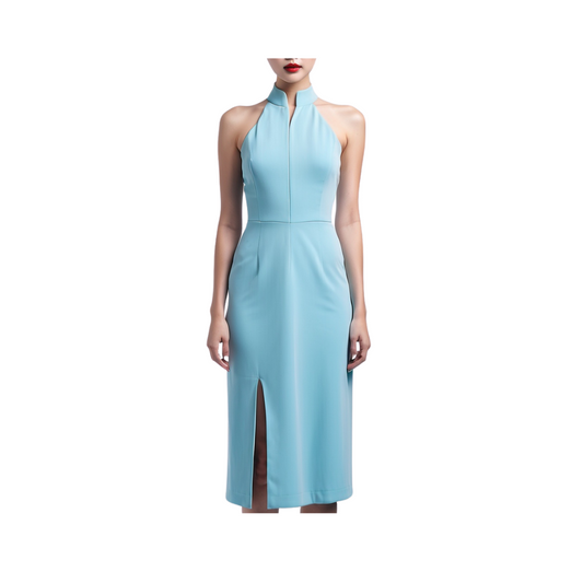 Cotton : Aqua Dream Dress (Aqua blue)
