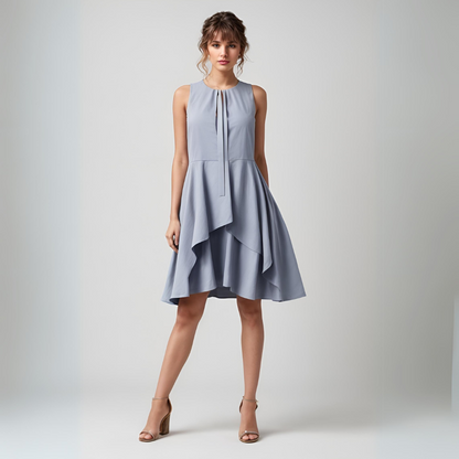 Cotton: Effortlessly Cool Dress (Ash), House of supr Custom fit