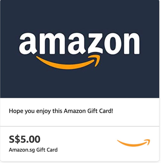 Amazon Singapore gift coupon for 5 SGD
