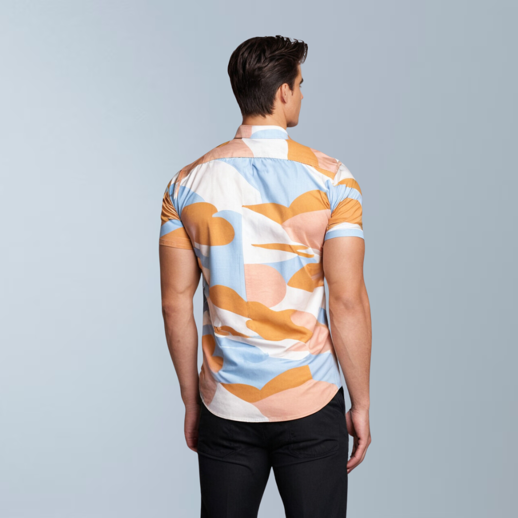 Geometric printed shirt (Multi color)