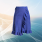 Flare mini wrap skirt