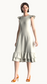 Linen midi dress (Off white)