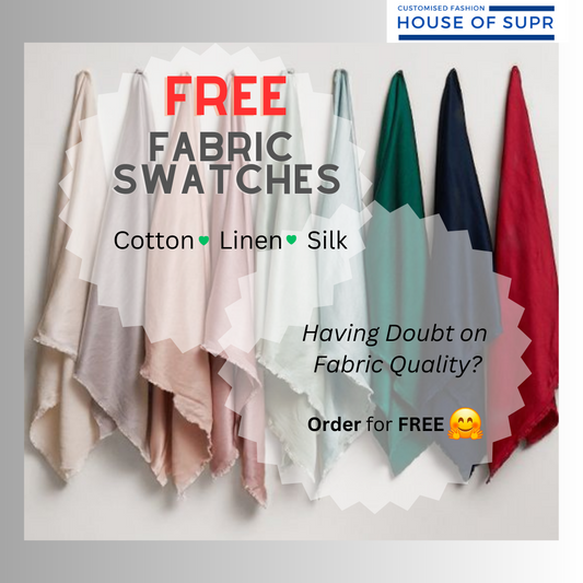 free fabric swatches , house of supr , test our fabric before placing order, customer satisfaction