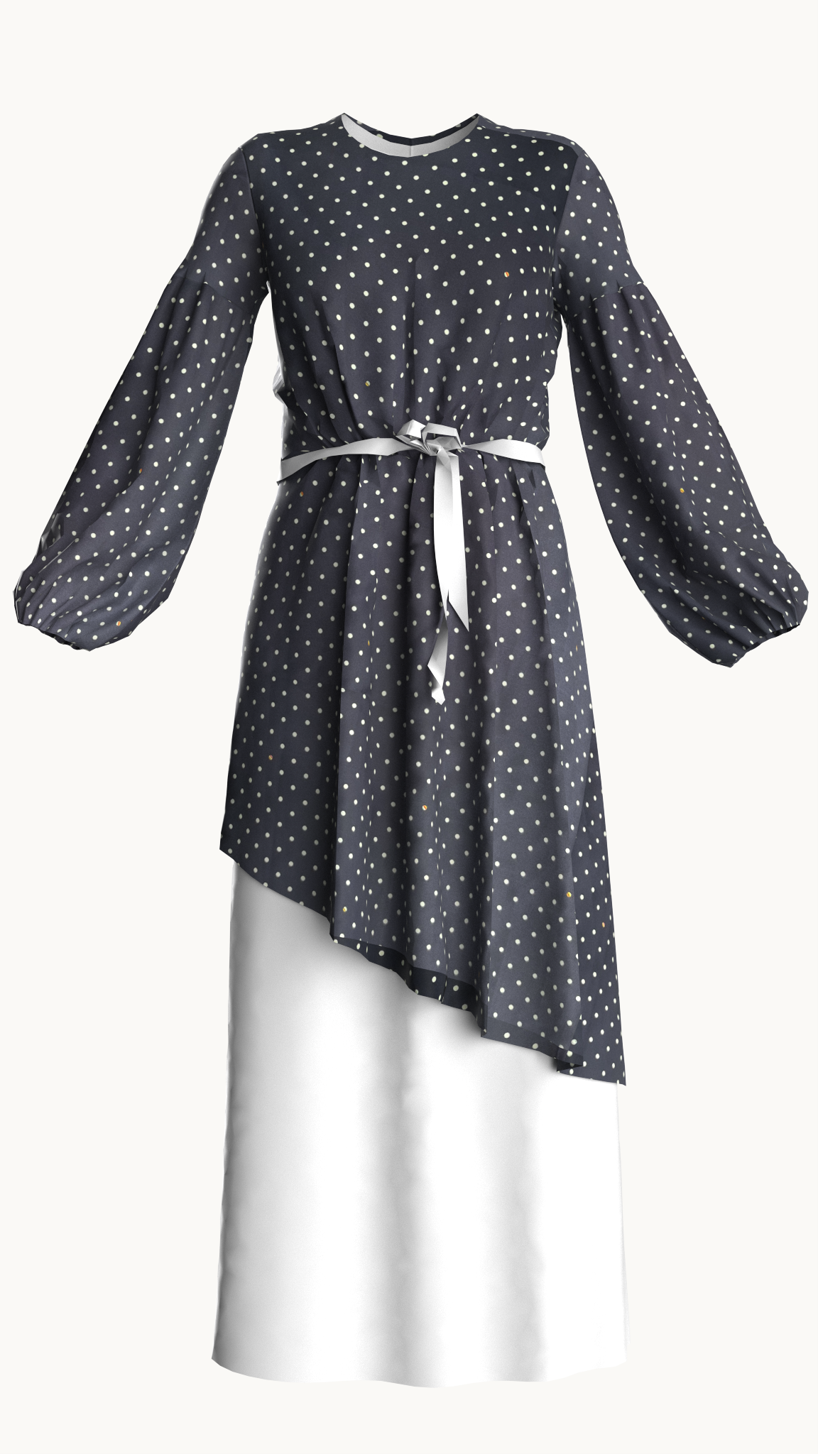 Double layered maxi dress (plus size)