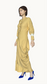 Puffed sleeve maxi dress (Mustard)