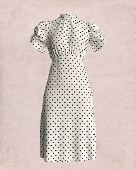 Cotton Polka dot dress