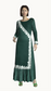  Draped green maxi dress - House of Supr customized made to fit dress
